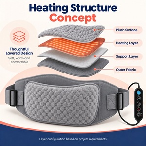 Manta Eléctrica con Bolsa de Trigo Calentada, Control de Vibración, Calor y Temporizador, Control Remoto para Uso en Cama y Hogar - Product Image 3