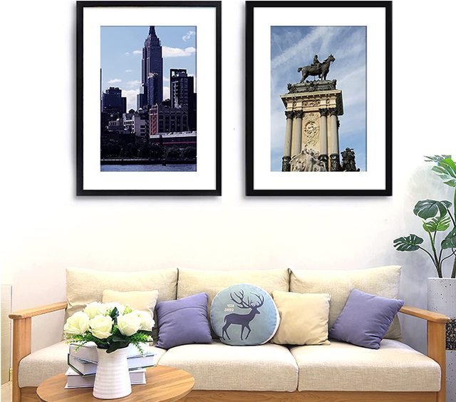 Wholesale Factory Price 12 Colors 4x6 5x7 6x8 8x10 11x14 16x20 Inches A3 A4 A5 Custom Size Photo Frame MDF Wooden Picture Frames