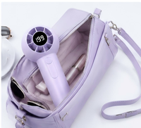 Mini ventilateur portatif 2000 mAh, moteur 15000 tr/min, haute vitesse, rechargeable, ventilateur de poche portable, refroidissement quotidien pour les voyages et l'extérieur T-237