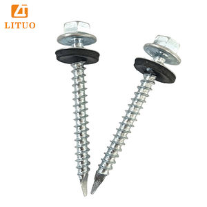 Tornillos Autorroscantes para Techo de Alta Calidad con Punta de Espada y Cabeza Hexagonal con Arandela de Metal-EPDM, Tornillos de Cabeza Hexagonal con Punta Afilada de Venta Caliente - Product Image 1