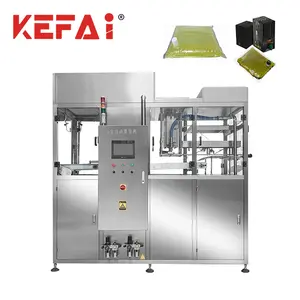 KEFAI 1 Year After-sale Fully Automatic Aseptic olive oil Liquid Bag In box Bib Filling Machine