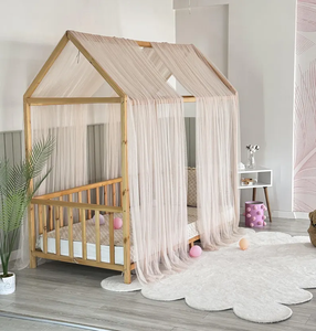 Cama Infantil de Madera Estilo Granja Montessori, Tamaño Completo, con Diseño Moderno - Product Image 6