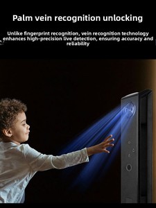 Cerradura Inteligente Lenovo A5PLUS con Reconocimiento Facial y de Venas de la Palma, Almacenamiento en la Nube, Compatible con Puertas de Madera - Versión con Contraseña Electrónica - Product Image 2