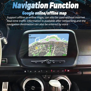 Autoradio Android 8 pouces avec CarPlay pour Chevrolet Camaro 2017-2021, lecteur multimédia vidéo, GPS, navigation, autoradio stéréo - Product Image 3