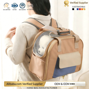 Bolsa de Viaje para Perros, Portátil, de Gran Capacidad, Personalizable, de Material Oxford Transpirable y Anti-Robo, Mochila Impermeable para Mascotas - Product Image 2