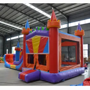 Commerciale noleggio commerciale gonfiabile castello di salto all'aperto gratuito personalizzato bambini casa di rimbalzo scivolo d'acqua partito