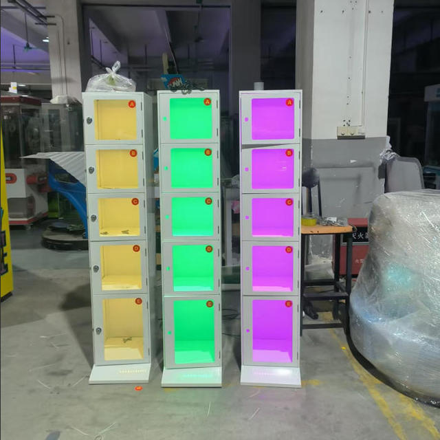 Jinns Factory Commercial Smart Locker Vending Machine 24H Self-Service LED Waterproof Durable Wall-Mount Beverage/Drink/Wine