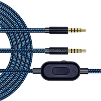 Câble Astro A40 avec contrôle du volume pour casque Logitech Astro A10 A40 TR A40TR Xbox One PS4 - Bleu, livraison gratuite