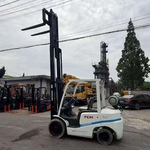 รถยกมือสอง 3 ตัน TCM LPG รุ่น TCM FD30 เครื่องยนต์ Isuzu นำเข้า เสากระโดงสองตอน ยางตัน จากญี่ปุ่น ราคาถูกกว่า - Product Image 3