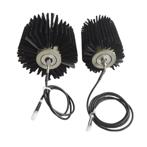 <span class=keywords><strong>Cepillo</strong></span> cilíndrico de nailon con cerdas de tamaño personalizado y eje de accionamiento eléctrico integrado <span class=keywords><strong>para</strong></span> limpieza - Product Image 4