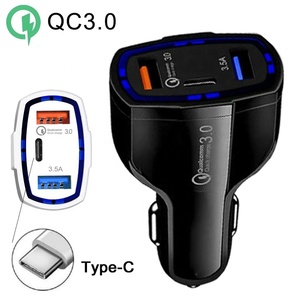 ที่ชาร์จในรถโทรศัพท์มือถือแบบ QC3.0 <span class=keywords><strong>18W</strong></span> PD ชาร์จเร็วสำหรับ <span class=keywords><strong>iPhone</strong></span> X <span class=keywords><strong>11</strong></span> 12 13 - Product Image 3