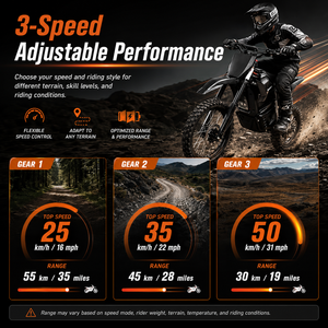 Moto tout-terrain <span class=keywords><strong>électrique</strong></span> M7-lite pour adultes, batterie amovible 48V 20Ah, moteur central 1200W, puissance maximale 2800W, <span class=keywords><strong>couple</strong></span> de 120 <span class=keywords><strong>Nm</strong></span> - Product Image 3