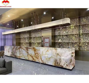 Pietre di lusso pietra di quarzite lastra di cristallo bianco brasiliano <span class=keywords><strong>Patagonia</strong></span> Pandora per tavolo da pranzo superiore scrivania lavabo - Product Image 2