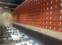 100% nouveaux matériaux populaires léger PU mousse 18 grille écran Construction brique polyuréthane brique creuse intérieur et extérieur