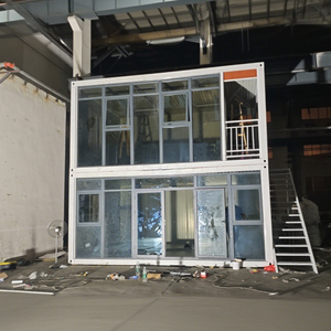 XH thép cấu trúc tất cả các thủy tinh đúc sẵn container Cửa hàng đơn kết hợp mô-đun nhà dễ dàng cài đặt - Product Image 5