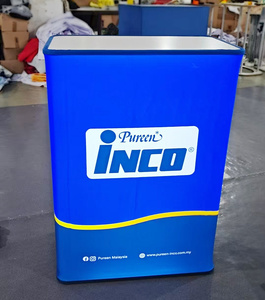 Thương mại hiển thị truy cập nhôm hình bầu dục hình chữ nhật Pop Up truy cập có thể gập lại thương mại hiển thị truy cập bàn Pop Up Booth bảng với ánh sáng LED - Product Image 4