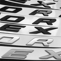 Lettres 3D ABS EXPLORER chromées noires, emblème de capot avant de voiture, badge, autocollant, accessoires de style automobile