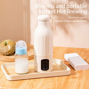 500 मिलीलीटर पोर्टेबल इलेक्ट्रिक केटल ट्रैवल थर्मोस फास्ट चार्जिंग केटल हीटिंग वैक्यूम फ्लैस्क थर्मोमोस गर्म पानी इलेक्ट्रिक हीटिंग - Product Image 2