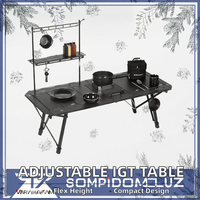 Portable réglable hauteur aluminium IGT Table Design moderne sac de transport pour extérieur pliant pique-nique Camping cuisine utilisation extérieure
