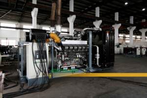 מיצובישי 1650kva דיזל גנרטור כוח פתוח טנק מאוורר רדיאטור מים קירור 40hq - Product Image 2