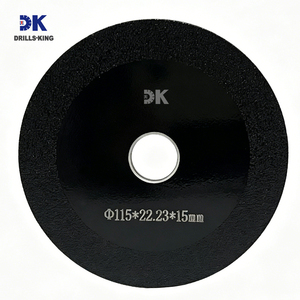 Disque de coupe diamanté professionnel Drills-King 100 <span class=keywords><strong>mm</strong></span> ultra-fin pour meuleuse d'angle, verre et <span class=keywords><strong>carrelage</strong></span> céramique - Product Image 1