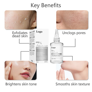 Tónico Facial con Ácido Glicólico al 7% al por Mayor para Aclarar el Tono de <span class=keywords><strong>Piel</strong></span>; Suero con Ácido Glicólico para Exfoliar y Minimizar los Poros - Product Image 4