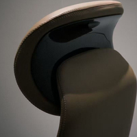 Chaises pivotantes élégantes de président en cuir véritable Mobilier de direction commercial moderne personnalisé immeuble de bureaux