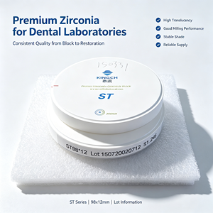Disque en zircone électrique ST pour laboratoire <span class=keywords><strong>dentaire</strong></span> CAD/CAM, matériau céramique translucide haute résistance 1200 MPa pour couronnes et bridges - Product Image 2