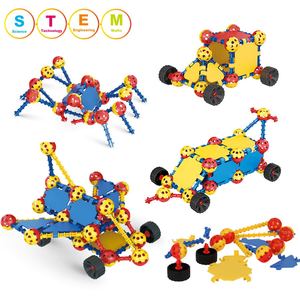 Madre de aprendizaje juguetes de bloques de construcción 200Pcs Kit educativo juguete de construcción divertido preescolar ingeniería conjunto de bloques de regalo - Product Image 1