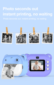 Cámara Infantil con Impresión Instantánea, Pantalla de 2.4 Pulgadas, Mini Cámara Digital en Blanco y Negro, Juguetes para Niñas y Niños, Regalo - Product Image 6