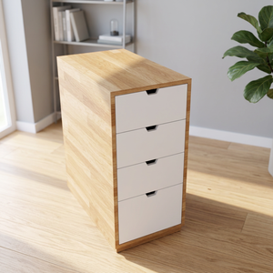 Archivador de Oficina Comercial de Madera con Diseño Minimalista, 4 Cajones y Gran Espacio de Almacenamiento - Product Image 3