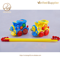 Jouet de train à pousser et à tirer pour tout-petits, chariot pour bébé, voiture à marcher, jouets éducatifs pour enfants, marcheur pour bébé, apprentissage précoce