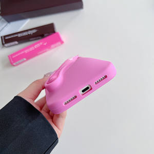 Coque de téléphone originale en gros avec gloss à lèvres, coque à clipser en silicone, protection pour iPhone et Samsung Mobile - Product Image 4