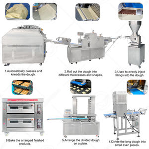 Machine à <span class=keywords><strong>pain</strong></span> farci entièrement automatique OCEAN, machine à <span class=keywords><strong>pain</strong></span> pour hamburgers, équipement complet de boulangerie - Product Image 3