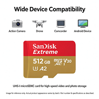 Untuk SDSQXAV-512G-GN6MN Kartu SD TF Baru Original 512GB SDXC UHS-I U3 V30 A2 190/130MB/s Grosir Massal
