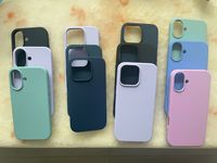 Pour iPhone Apple 16 étui en silicone sans Logo avec Micro Fiber Silicone liquide étui de téléphone de haute qualité pour iPhone 17 16 Pro Max