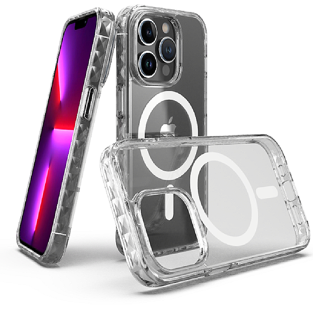 Magnetic Designer Phone Case for Iphone 14 Luxury Shockproof Waterproof PC Acrylic for Iphone 14 Mobile Phone Bags & Cases