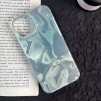 Nouvelle coque de téléphone IMD à motif ondulé pour iPhone 15 16 17 18 Pro Max, coque pour fille tendance, logo personnalisé, coque de téléphone portable