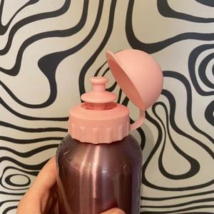 Botella de agua deportiva de acero inoxidable para niños, vaso de calabaza con paja, diferentes opciones de tapa - Product Image 4