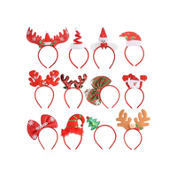 Diadema Navideña de Alta Calidad con Diseño de Ciervo, Ideal para Fiestas Navideñas y Regalos Festivos