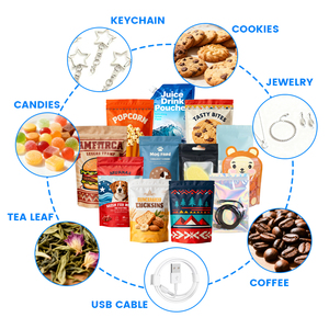 Custom Small Holographic Resealable Zipper Plastic Aluminum Foil Laminated Packing <strong>Pouch</strong> Bag Ziplock Mylar Bags with Window - Product Image 3