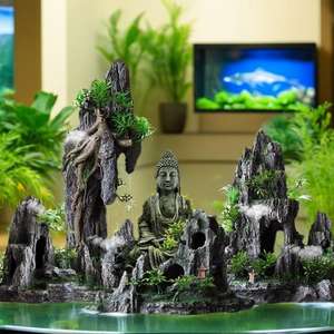 Aquariumaccessoires, interieurdecoratie voor <span class=keywords><strong>aquariums</strong></span>, kunstmatige rotstuinen, stenen, aquariumlandschap, aquariumplanten - Product Image 1