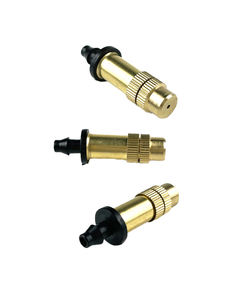 Buses en laiton réglables <span class=keywords><strong>arrosage</strong></span> de jardin Irrigation refroidissement extérieur atomisation arroseurs connexion de brouillard 4/7 <span class=keywords><strong>tuyau</strong></span> - Product Image 2