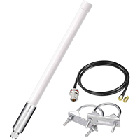 Antenne en fibre de verre de qualité industrielle 5,8 dBi 915 MHz, gain élevé, signal stable, longue portée, montage extérieur, communication sans fil