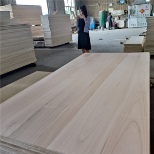 Planche de bois collée à bords solides Dreaman, planche de bois de paulownia <span class=keywords><strong>Tung</strong></span> 15 18 20 30 40mm panneau de paulownia - Product Image 4
