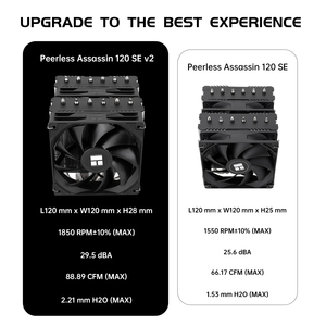 Enfriador de CPU Thermalright Assassin 120 SE V2 para PC, Disipador de Calor para Computadora, Enfriador de CPU de Doble Torre con 6 Tubos de Calor - Product Image 3