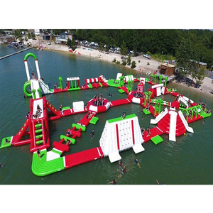 Parque temático de atracciones grande al aire libre flotante Aqua piscina flotante parque acuático obstáculo - Product Image 2