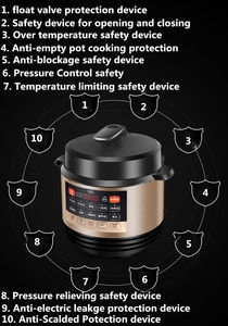 Nutri 8 1 J-05 multifonction Insta Pot 5L 6L autocuiseur électrique en acier inoxydable fabricant prix pression instantanée - Product Image 4