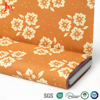 Kain Katun Voile Muslin Organik Bermotif Bunga, Dapat Bernapas, Disisir, Cetak Digital Kustom, Grosir untuk Gaun