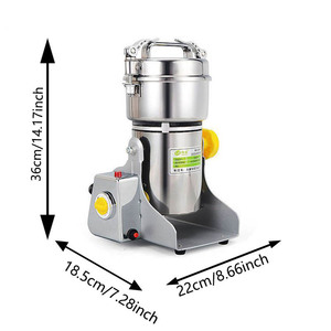 Moulinet Électrique Domestique Robuste Boou <span class=keywords><strong>Moulinex</strong></span> pour Épices et Herbes, Capacité 500g, 2880W, Broyeur pour Herbes, Poivre et Céréales Séchées - Product Image 6